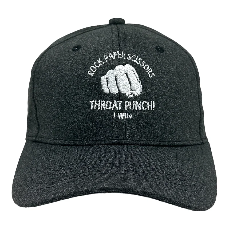 Custom Team Hats-Rock Paper Scissors Throat Punch