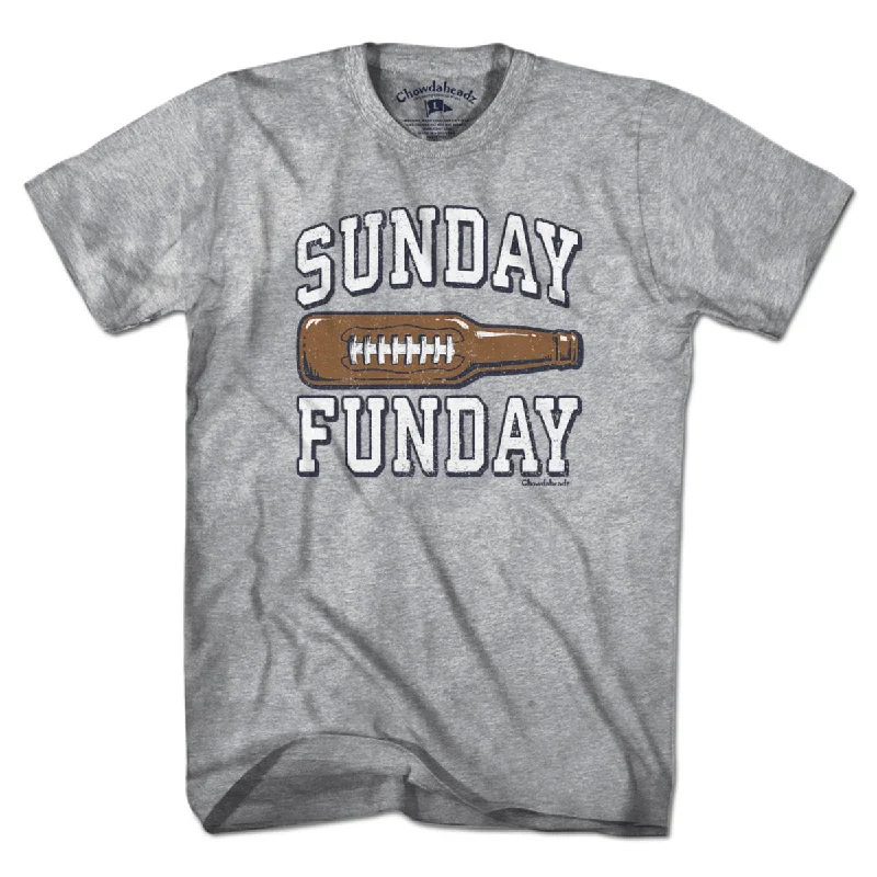 T-Shirt For Team Event Custom Apparel-Sunday Funday Footbottle T-Shirt