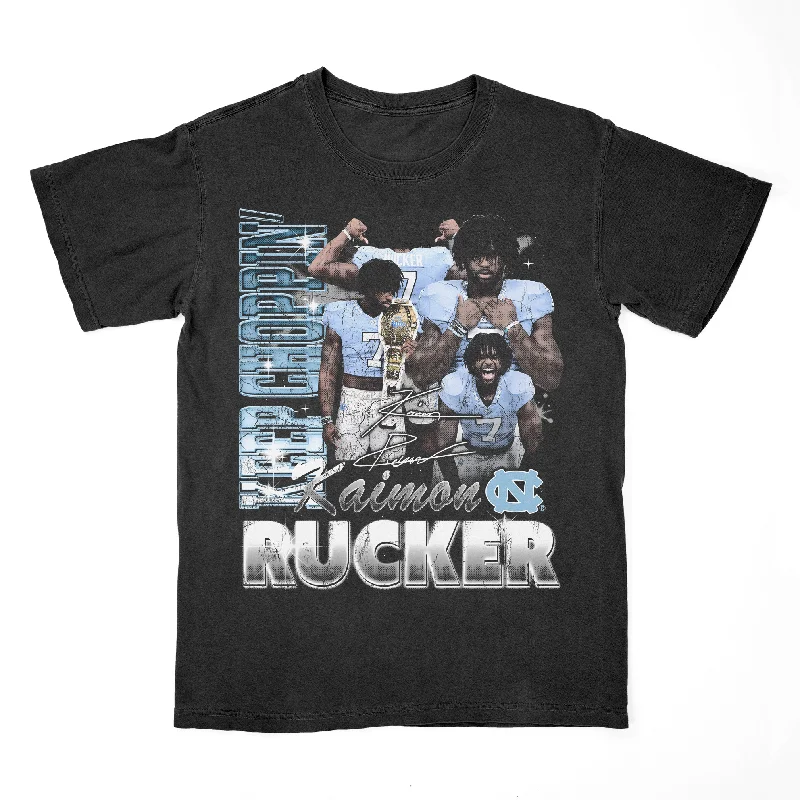 T-Shirt For Limited-Time Offers-EXCLUSIVE RELEASE: Kaimon Rucker Graphic Black Tee