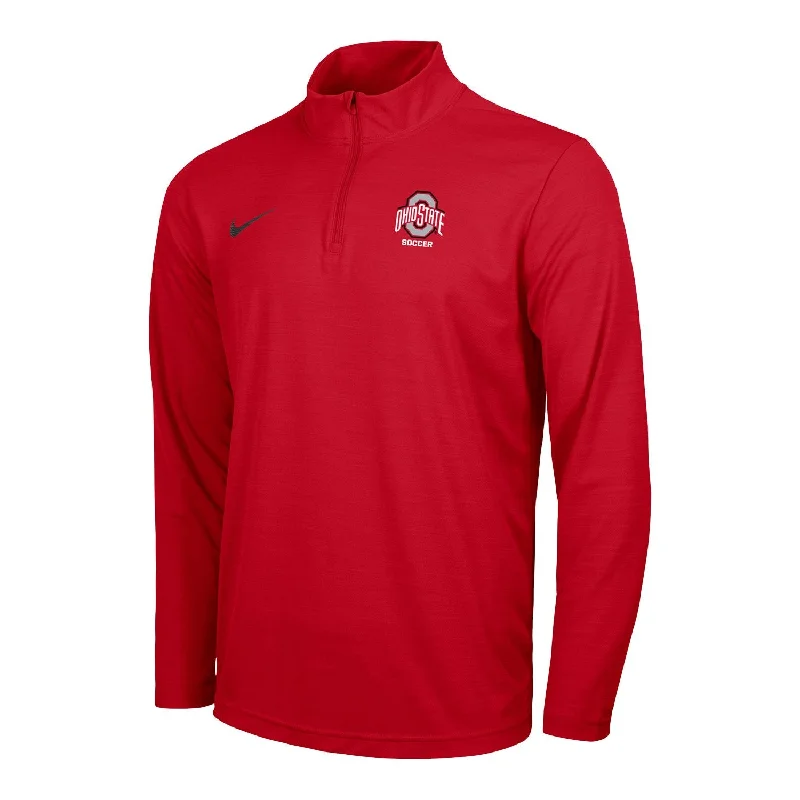 Jackets For Corporate Customization-Ohio State Buckeyes Nike Soccer 1/4 Zip Jacket