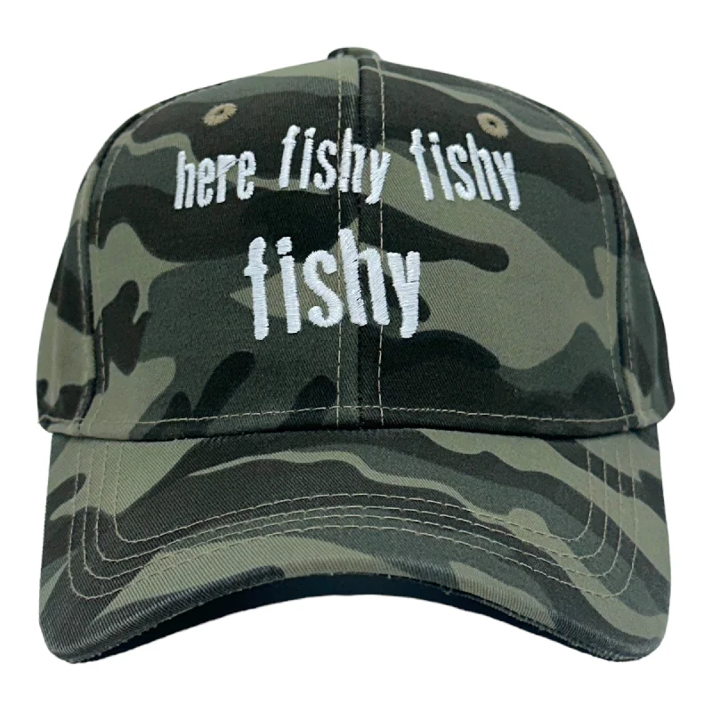 Hats For Promotional Products-Here Fishy Fishy Fishy