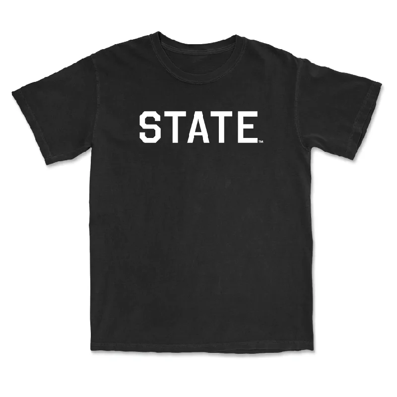 T-Shirt For Signature Fan Apparel-Football Black State Tee - Nick Lauderdale