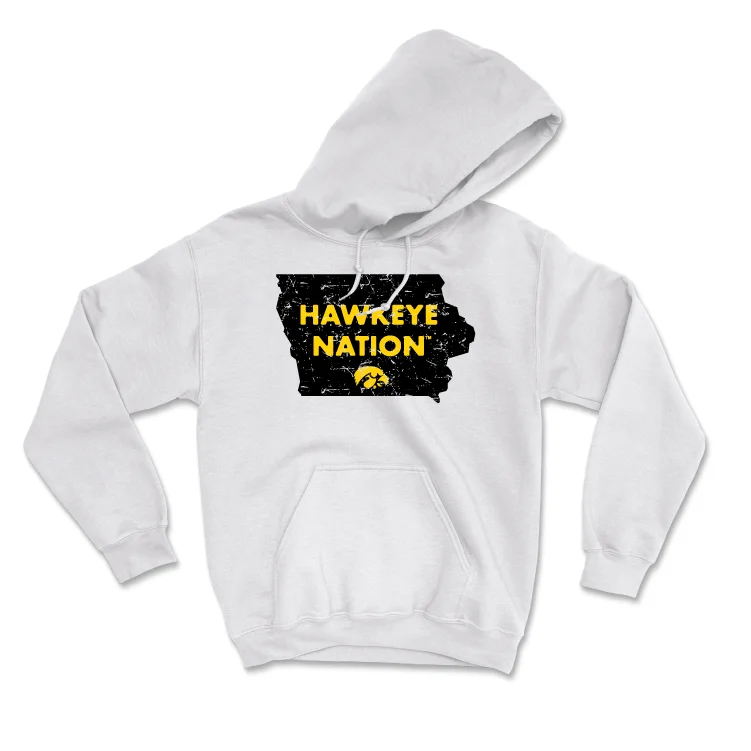 Basketball Hoodies For Women-Baseball White State Hoodie - Jack Whitlock