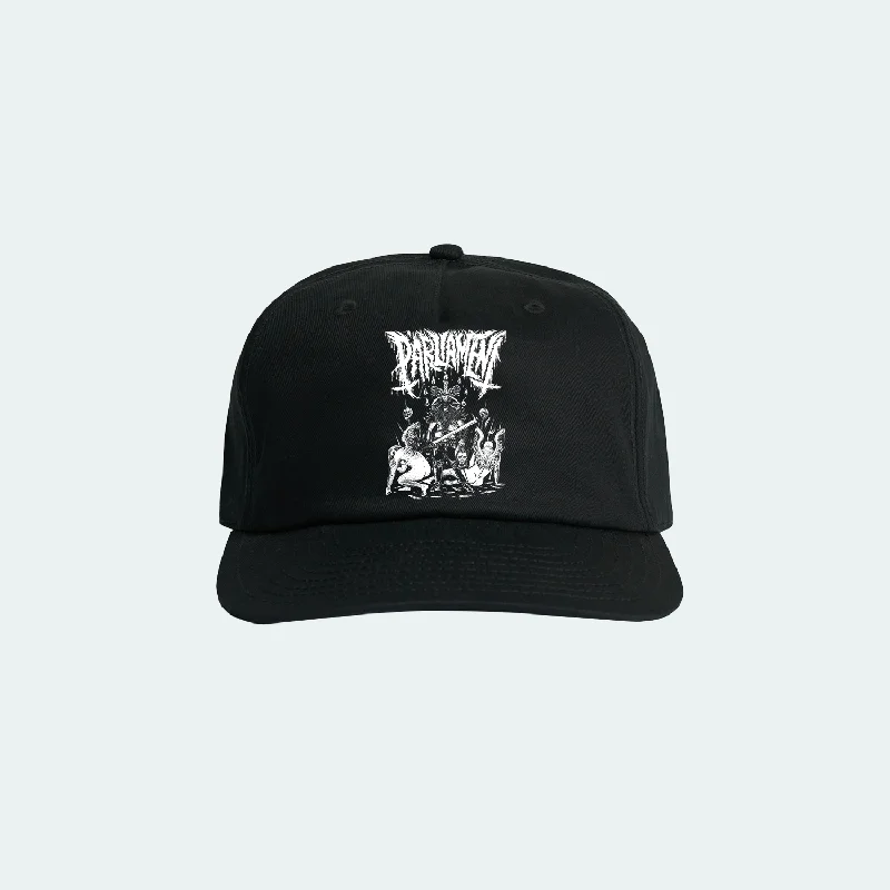 Hats With Player Number-Parliament - Metal Hat - Black