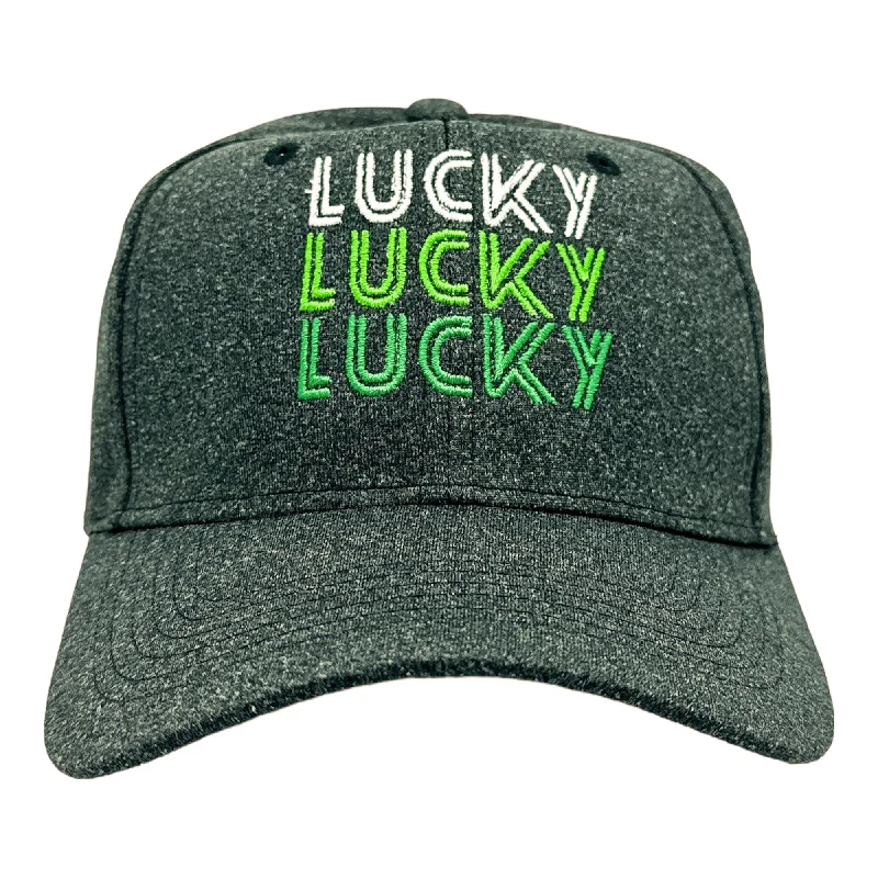 Hats With Player Number-Lucky Lucky Lucky