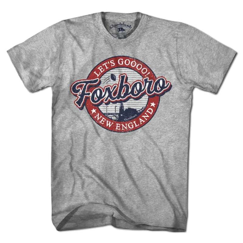 T-Shirt For Custom Tournament Fan Gear-Foxboro Game Day T-Shirt