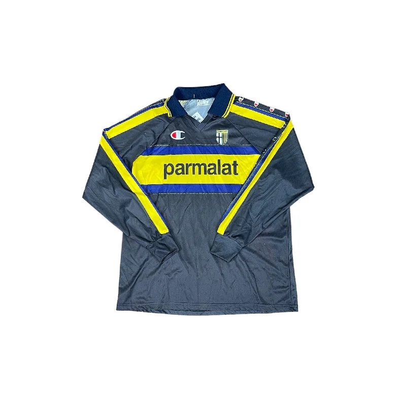 T-Shirt For Signature Event Fan Orders-1999-00 Champion Parma Long Sleeve Shirt - XL