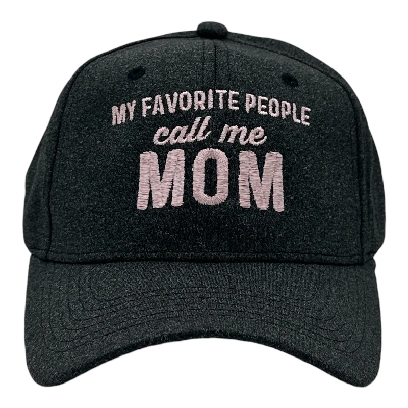 Hats For Hiking Accessories-My Favorite People Call Me Mom