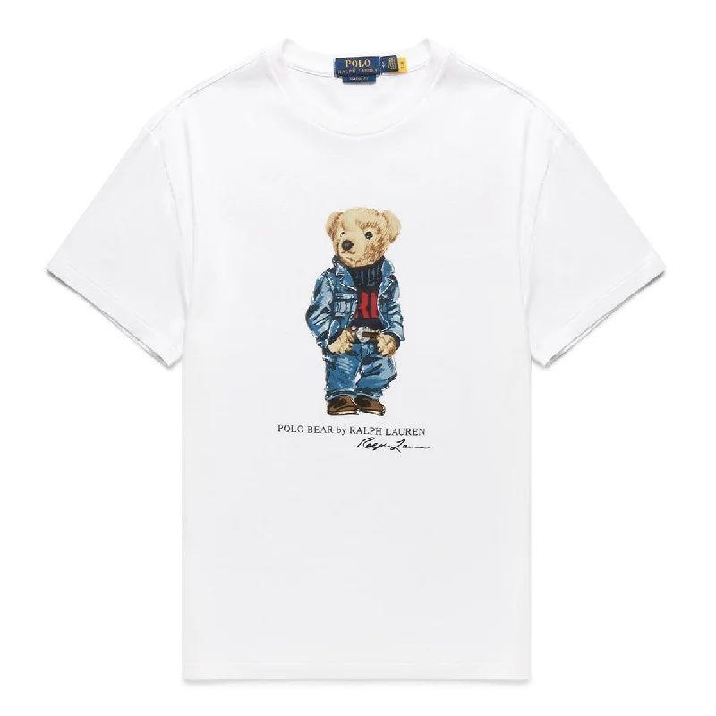 T-Shirt With Custom Design-POLO BEAR GRAPHIC T-SHIRT