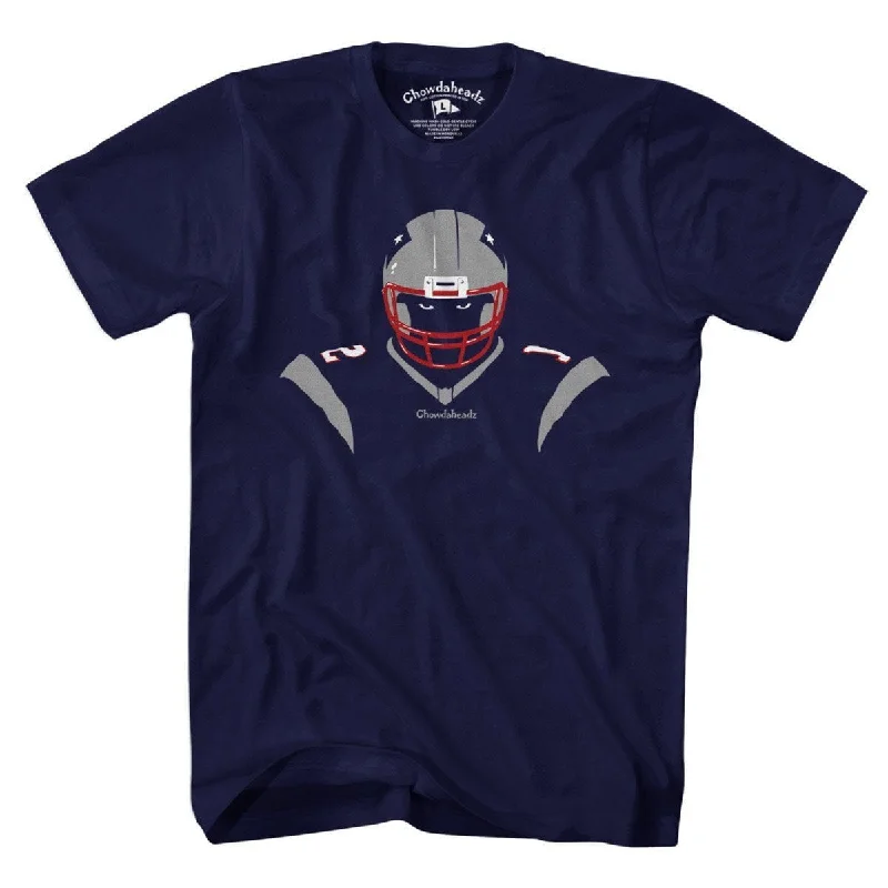 T-Shirt For Game Day Wear-New England Angry Silhouette T-Shirt