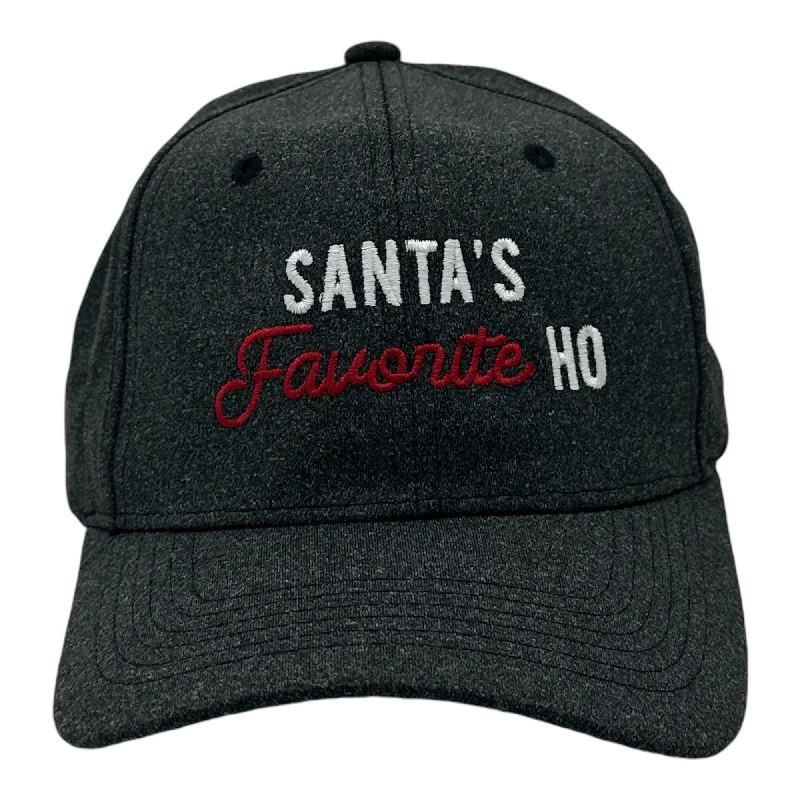 Hats With Team Recognition-Santas Favorite Ho