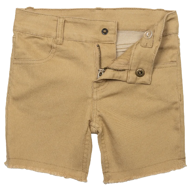 Sports Shorts With Reflective Stripes-Waco Shorts (Tan)