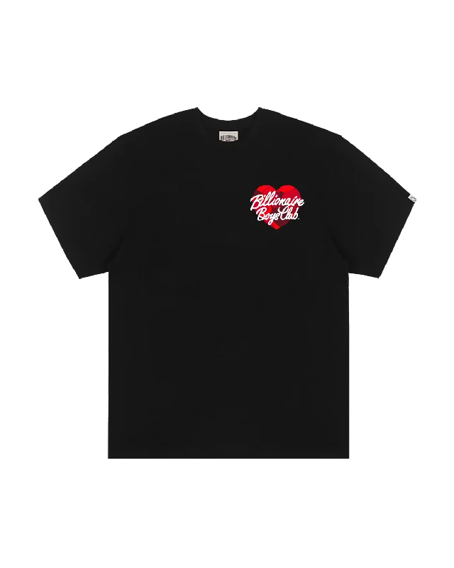 T-Shirt For Personalized Team Orders-Script Heart Tee