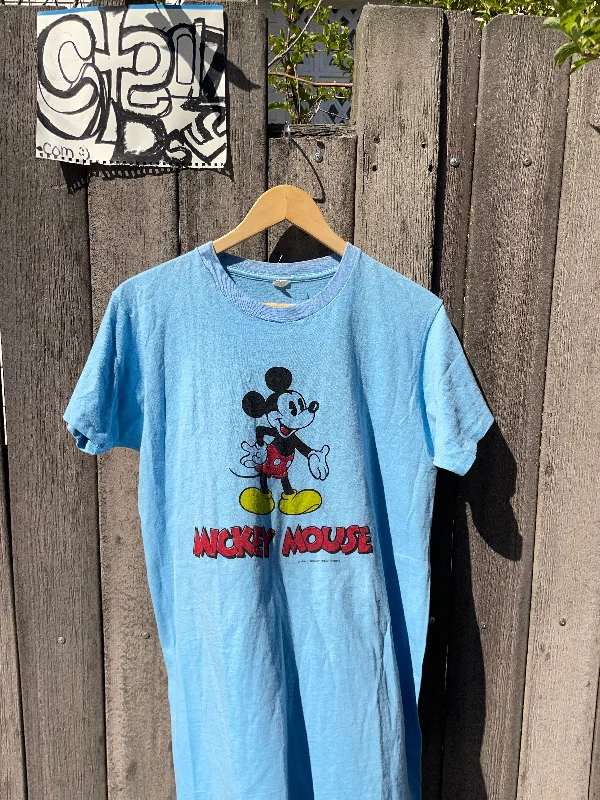 T-Shirt For High School Fans-Mickey's Backside Blue Shirt