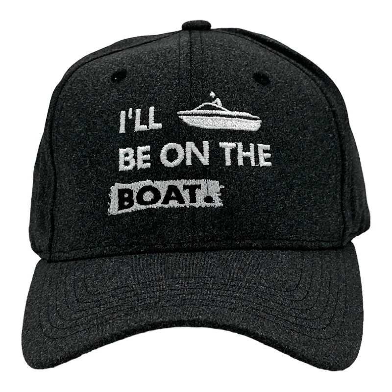 Hats For Personalized Fan Gear-Ill Be On The Boat