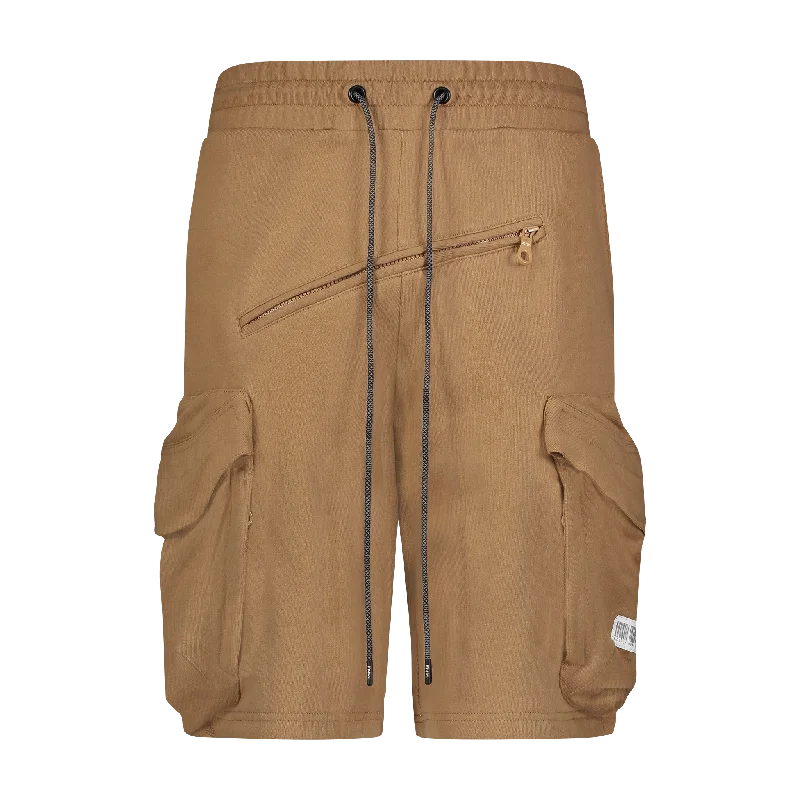 Shorts With Soft Fabric-"COMBAT CARGO" KNIT SHORTS