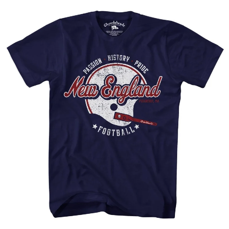 T-Shirt For Personalized Graphics-New England Football Passion History Pride T-Shirt