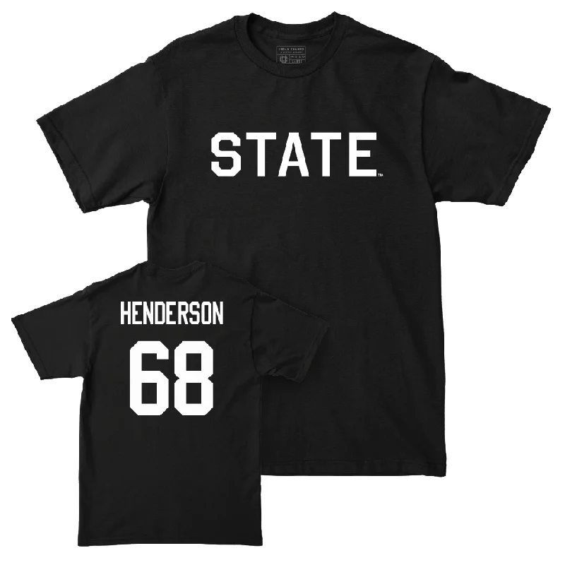 T-Shirt For Signature Fan Gear Customization-Football Black State Tee   - Bailey Henderson