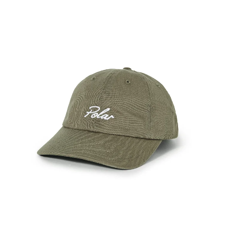 Hats For All-Weather Protection-POLAR SKATE CO. - "VARSITY" SAI HAT (KHAKI)