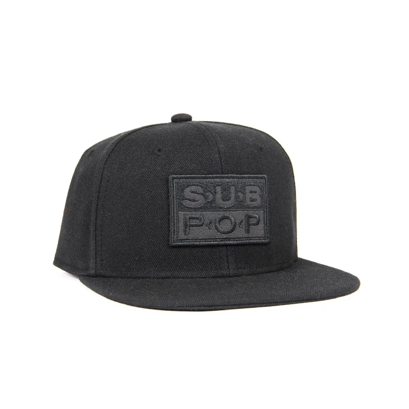 Hats With UPF Protection-Blackout Snapback Hat