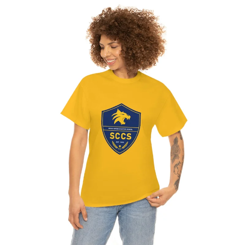 T-Shirt For Customized Event Recognition-Sugar Creek Charter Unisex Heavy Cotton Tee