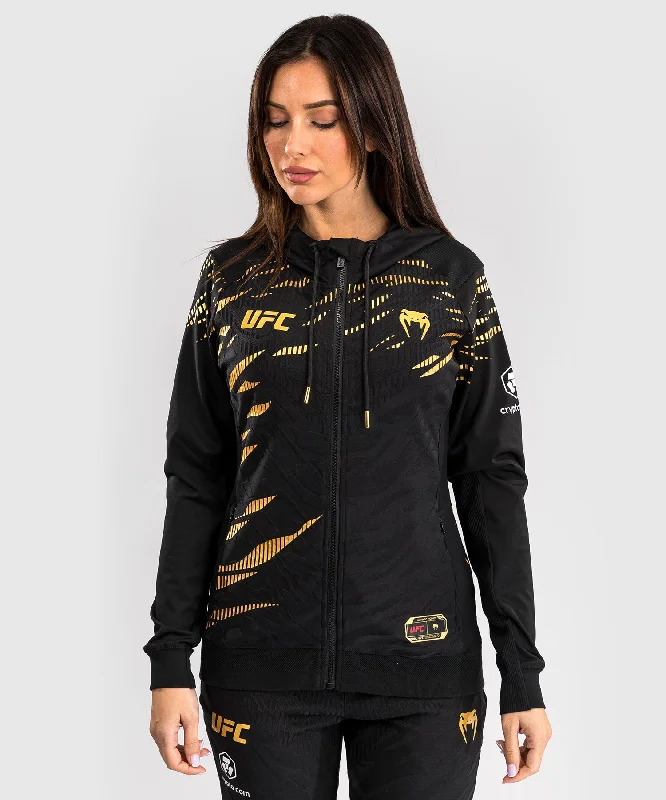 Lightweight Jackets For Men-UFC Fusion by Venum Authentic Fight Night Women’s Walkout Hoodie - Champion