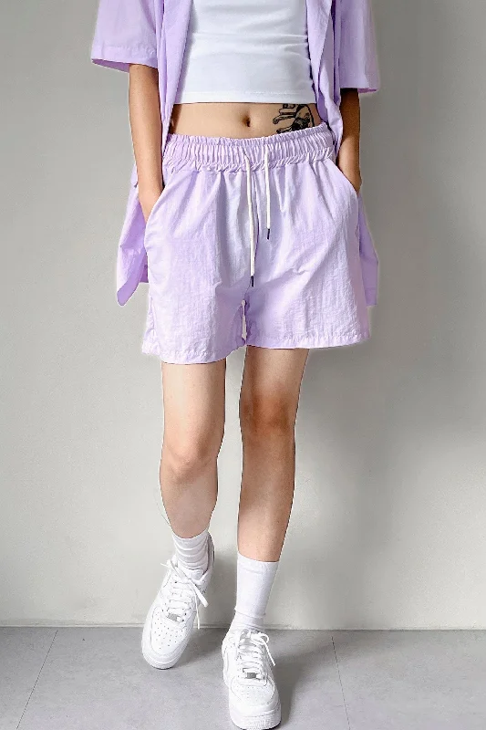 Shorts For Gym Use-Ella Drawstring Shorts