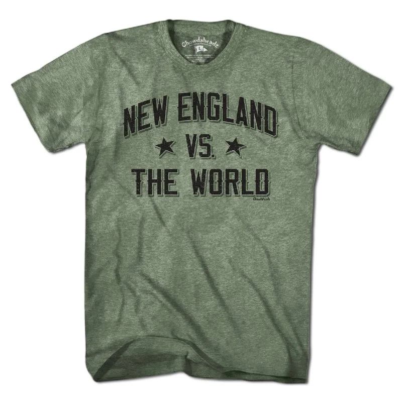 T-Shirt For Personalized Team Merchandise-New England vs. The World T-Shirt