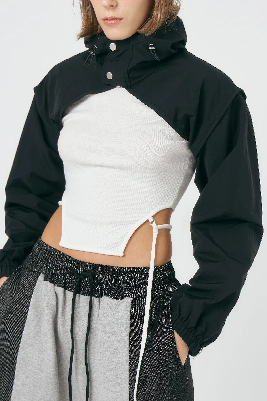 Jackets With Thermal Lining-Alice Cropped Jacket