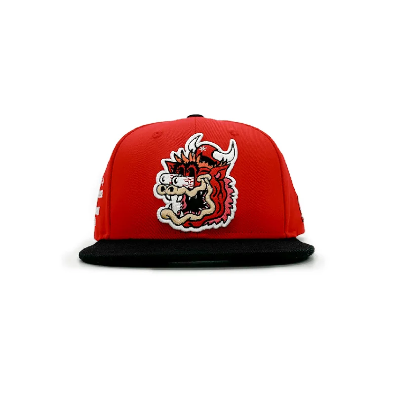 Personalized Snapbacks-Madhouse on Madison - Fink - Red Snapback