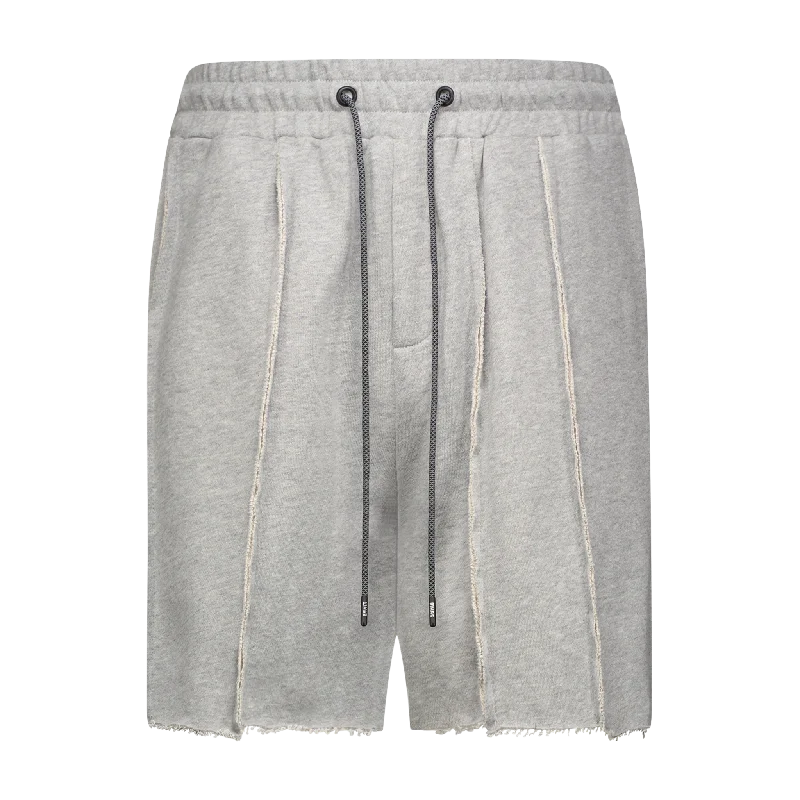 Shorts With Custom Name-SPLICED KNIT SHORT