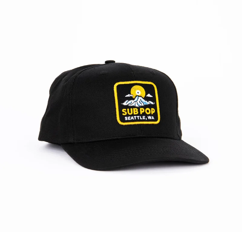 Hats For Protection From Sun-Black Mountain Snapback Hat