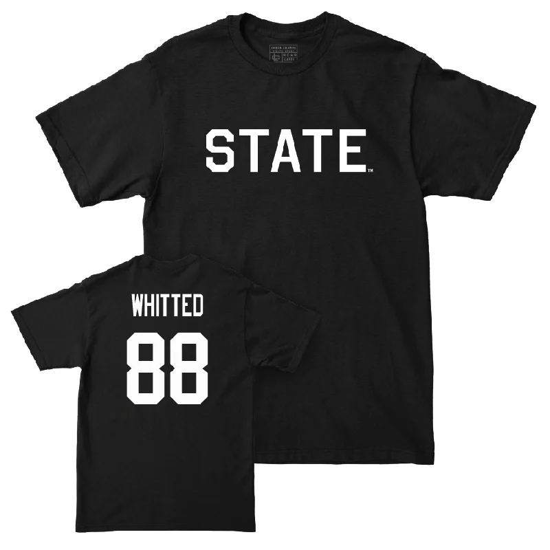 T-Shirt For Customized Event Recognition-Football Black State Tee   - JaCorey Whitted