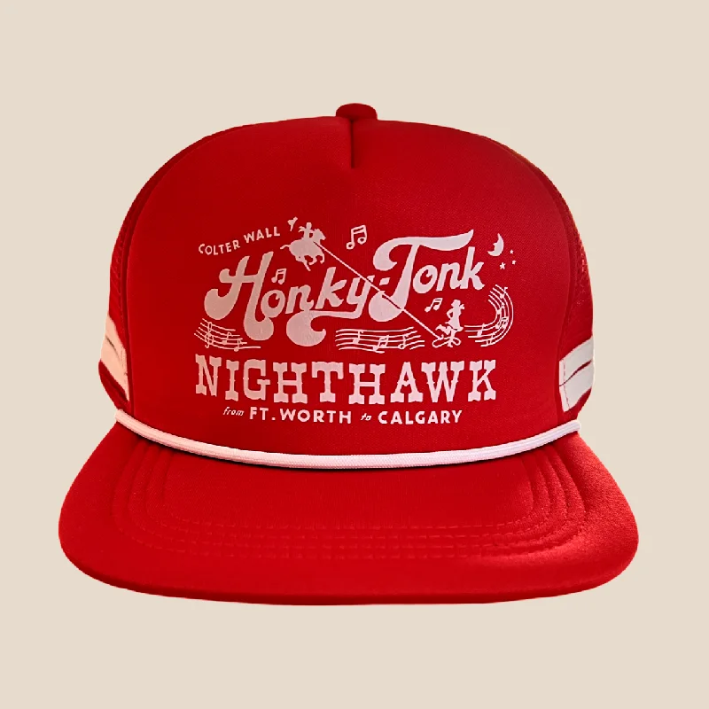 Hats For Basketball Fans-Colter Wall Honky Tonk Nighthawk Trucker Hat