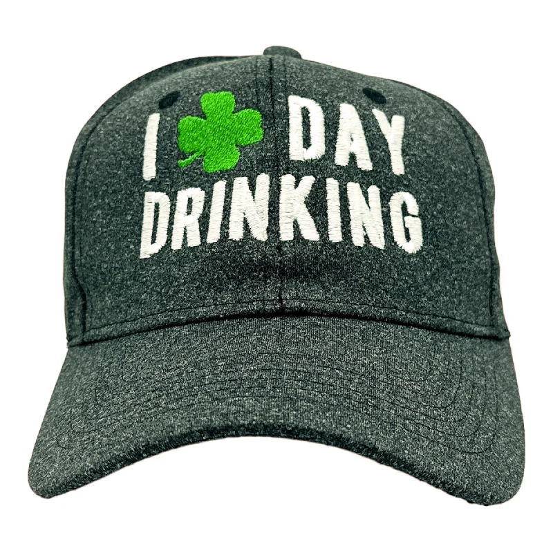 Hats With Retro Logos-I Clover Day Drinking