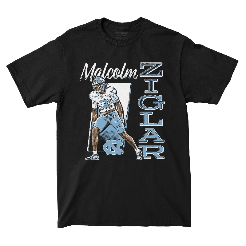 T-Shirt For Custom Player Orders-EXCLUSIVE RELEASE: Malcolm Ziglar Cartoon Black Tee