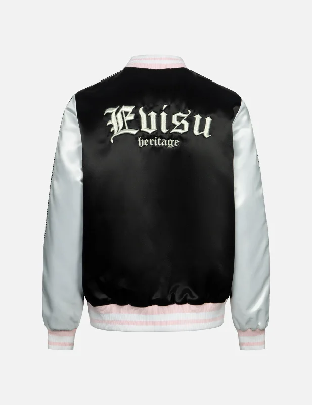 Custom Jackets With Name-Logo Embroidery Loose Fit Souvenir Jacket