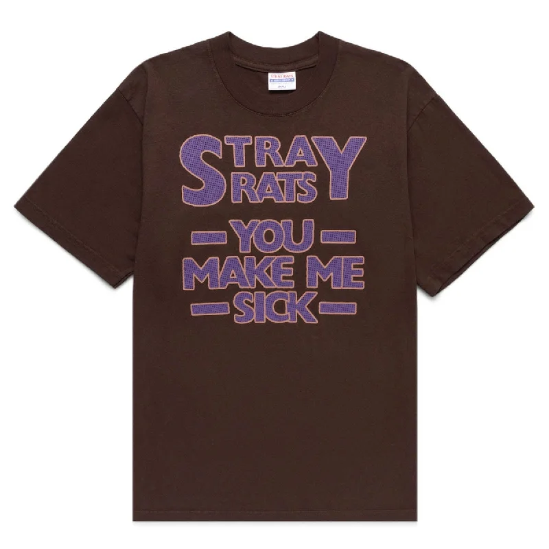 T-Shirt For Personalized School Apparel-YOU MAKE ME SICK T-SHIRT