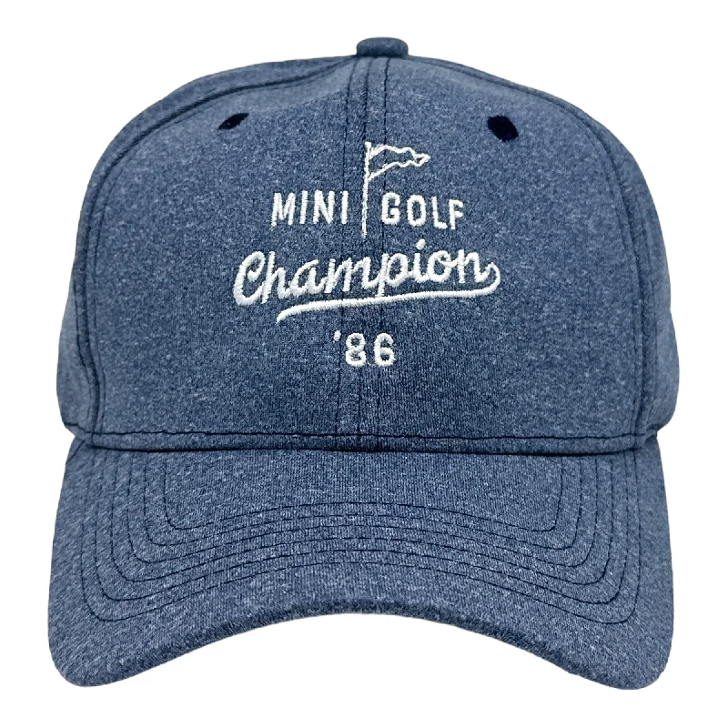 Custom Embroidered Hats-Mini Golf Champion