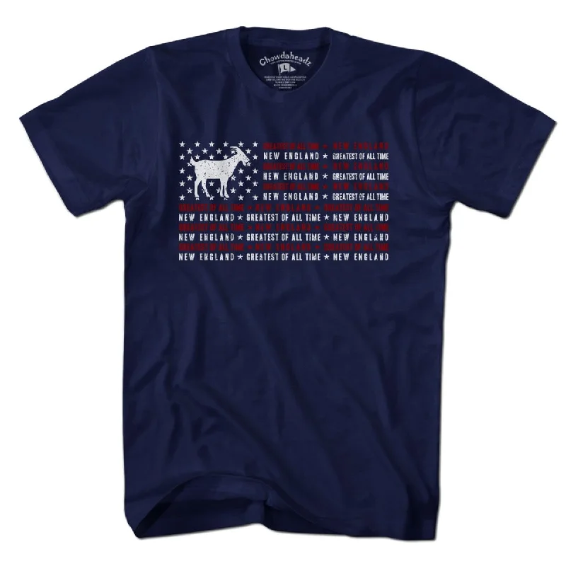 Personalized T-Shirt-Red White & GOAT T-Shirt