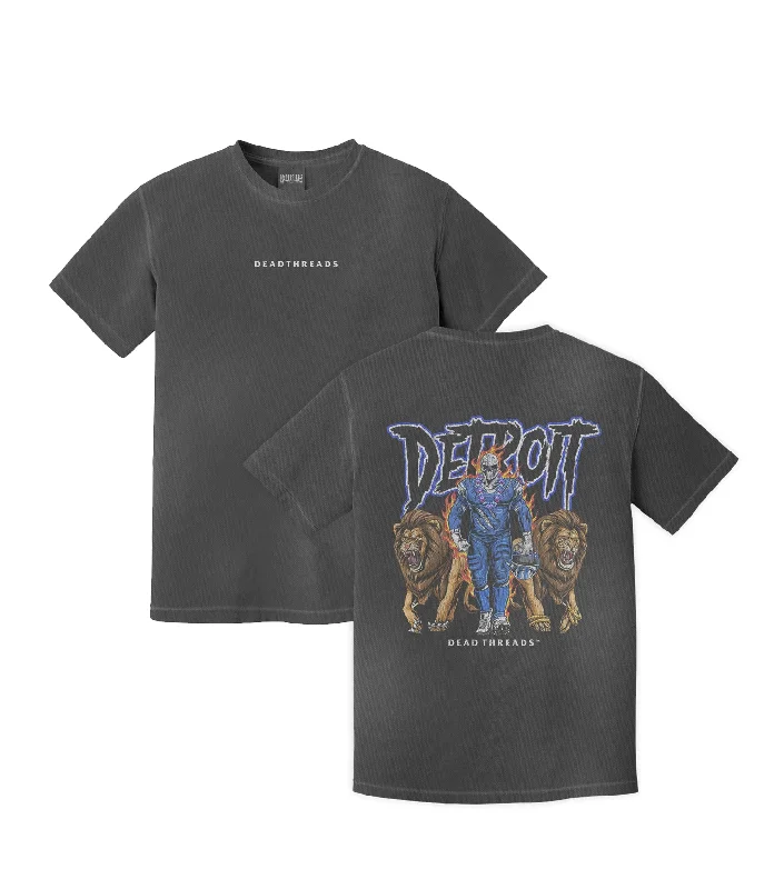 T-Shirt For Streetwear Style-DETROIT FOOTBALL v4 - “DT ESSENTIAL" PREMIUM T-SHIRT