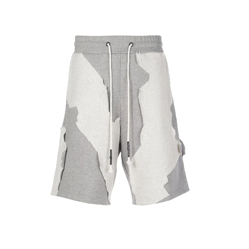 Breathable Shorts For Men-CUT ME UP KNIT SHORT HEATHER GREY