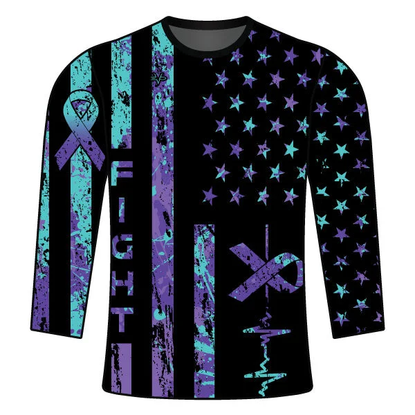 T-Shirt For Signature Event Fan Orders-Evo9x FIGHT WITH CANCER Full Sleeves Jersey For Men