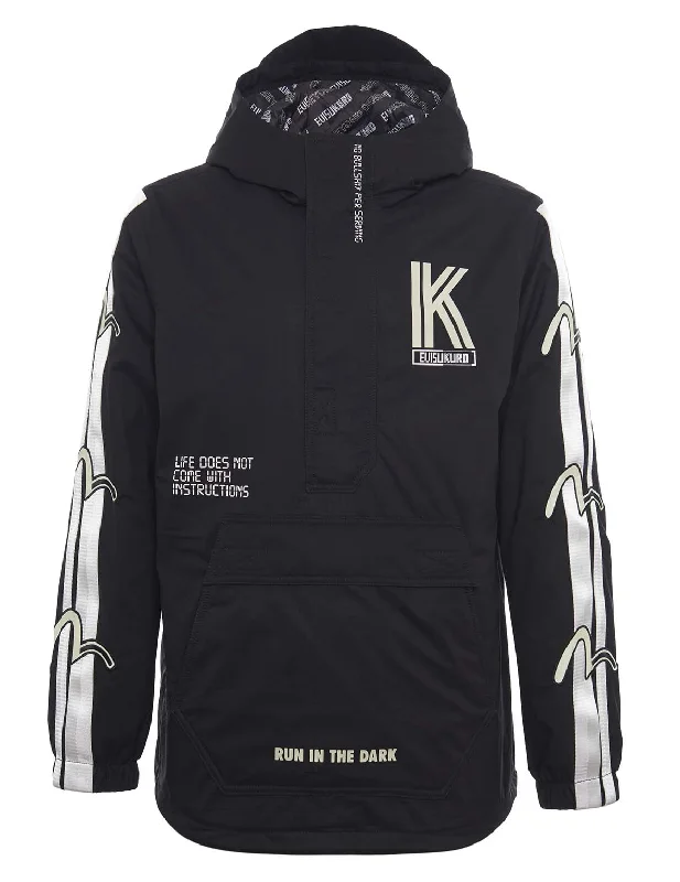 Jackets For Ski Resorts-Half-zip Padded Jacket with Seagull Badges