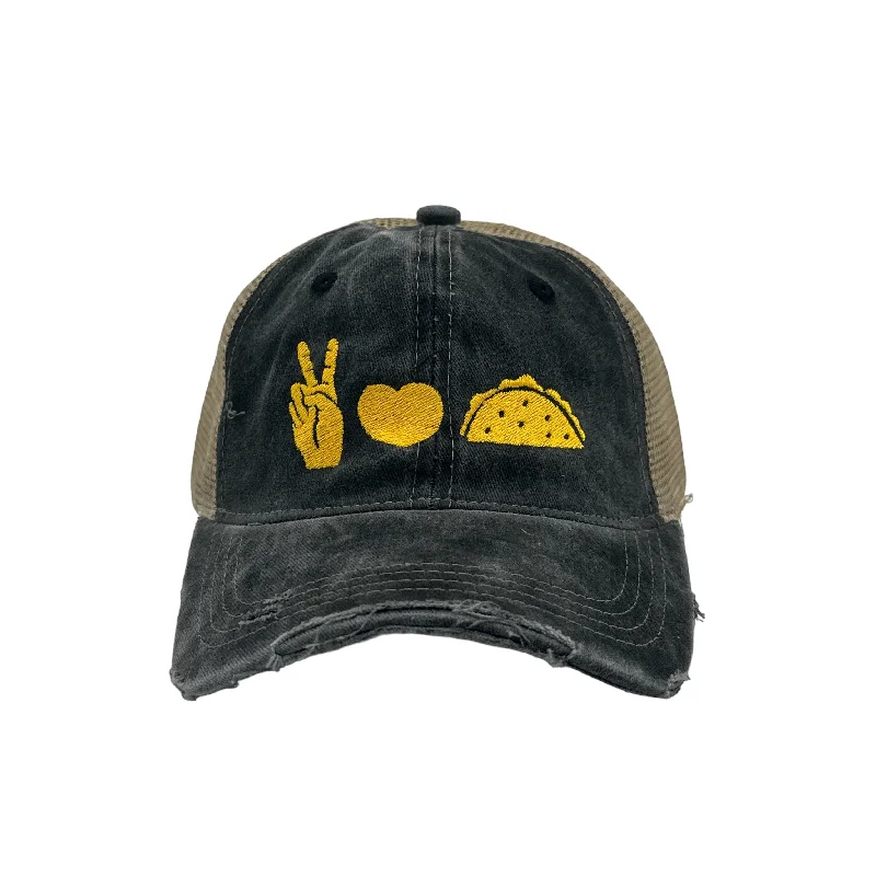 Hats For Corporate Branding-Peace Love Tacos