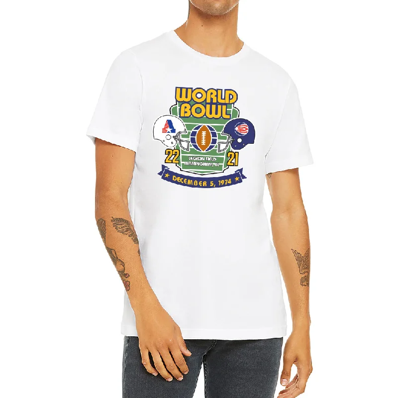 T-Shirt For Personalized School Apparel-World Football League T-Shirt