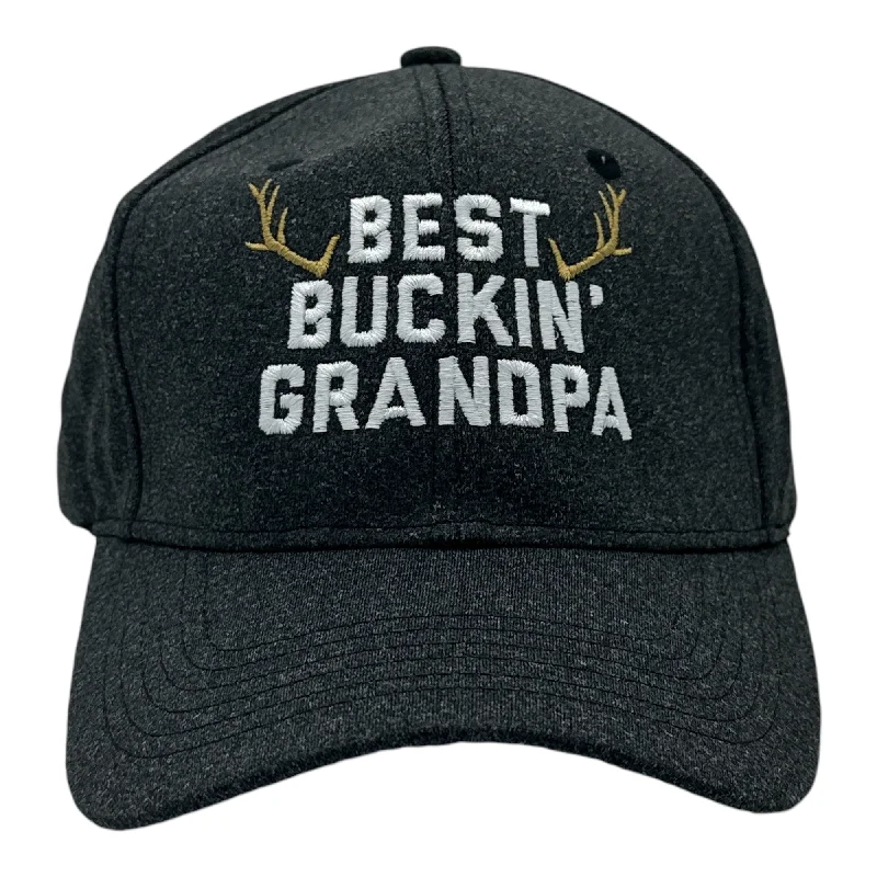 Hats For Custom Fan Apparel-Best Buckin Grandpa