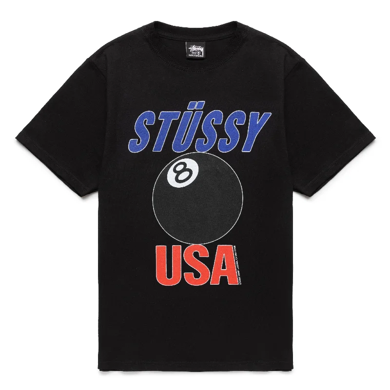 T-Shirt For Sports Event Apparel-STUSSY USA PIG. DYED T-SHIRT