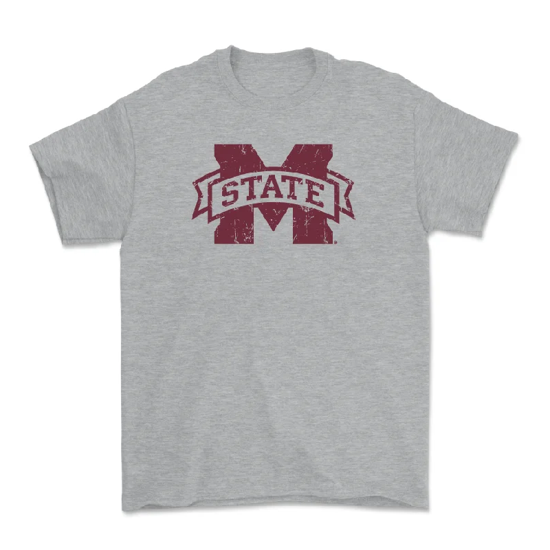 T-Shirt For Custom Player Team Apparel-Sport Grey Football Classic Tee - Marlon Hauck