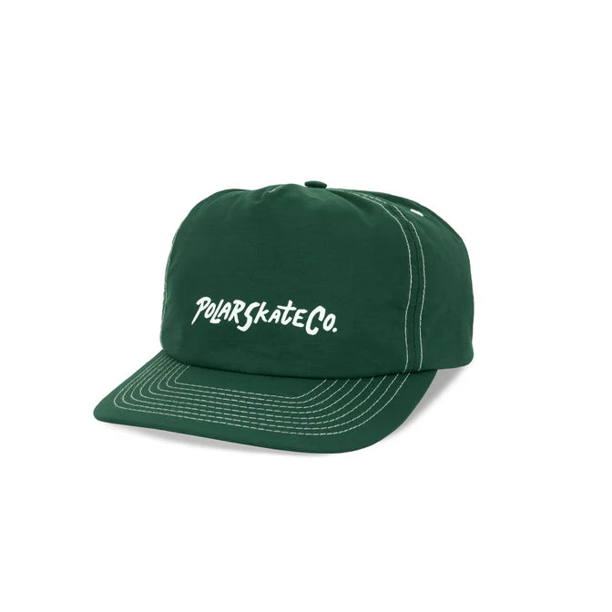 Custom Flat Caps-Polar Skate Co. - Earl Cap | Surf Logo - Dark Green